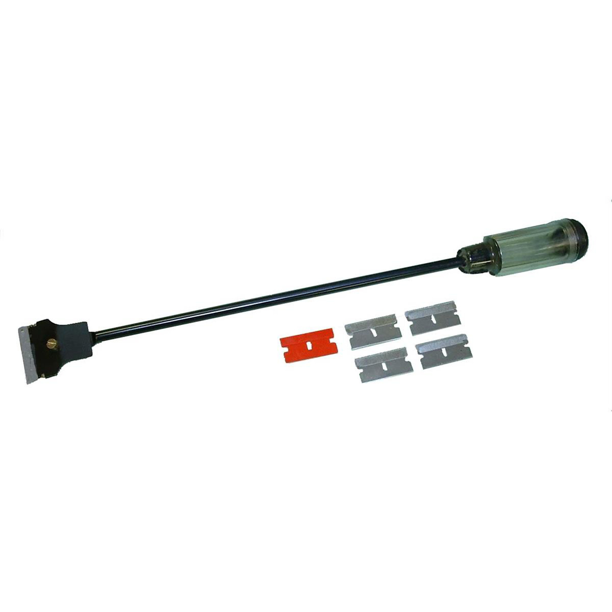 SG Tool Aid Extra Long Scraper Sticker — Includes 5 Steel Blades & 1 Plastic Blade, Model# SGT87965